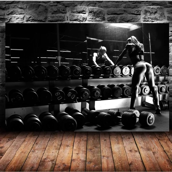 GYM GIRL 120x80cm