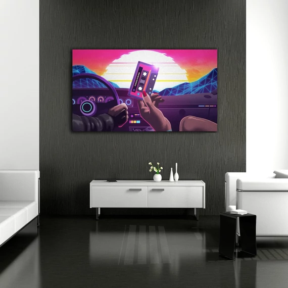 Retro Interior 90x50cm