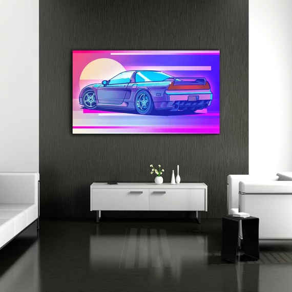 Retro NSX 90x50cm