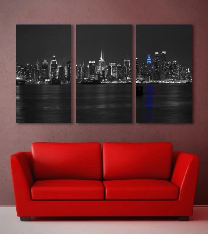 New York night 150x85cm