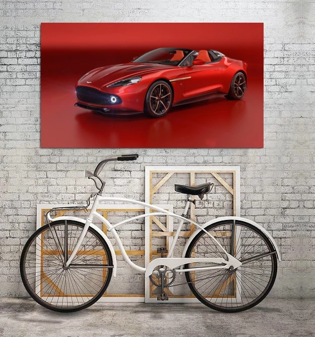 Aston Martin 90x50cm