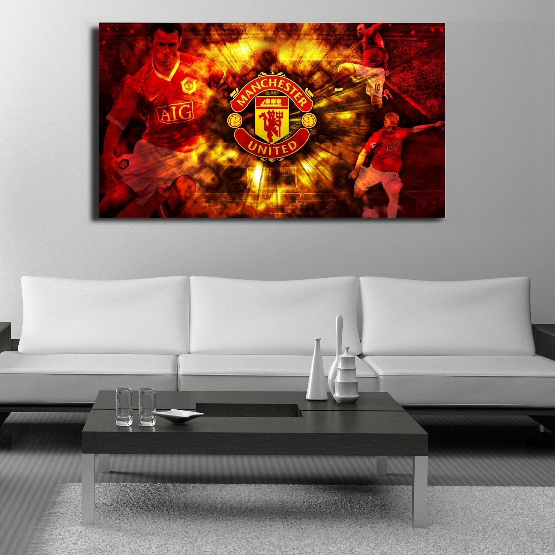 Man. Utd 90x50cm