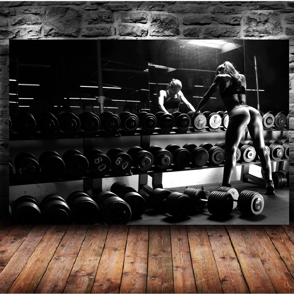 GYM GIRL 120x80cm