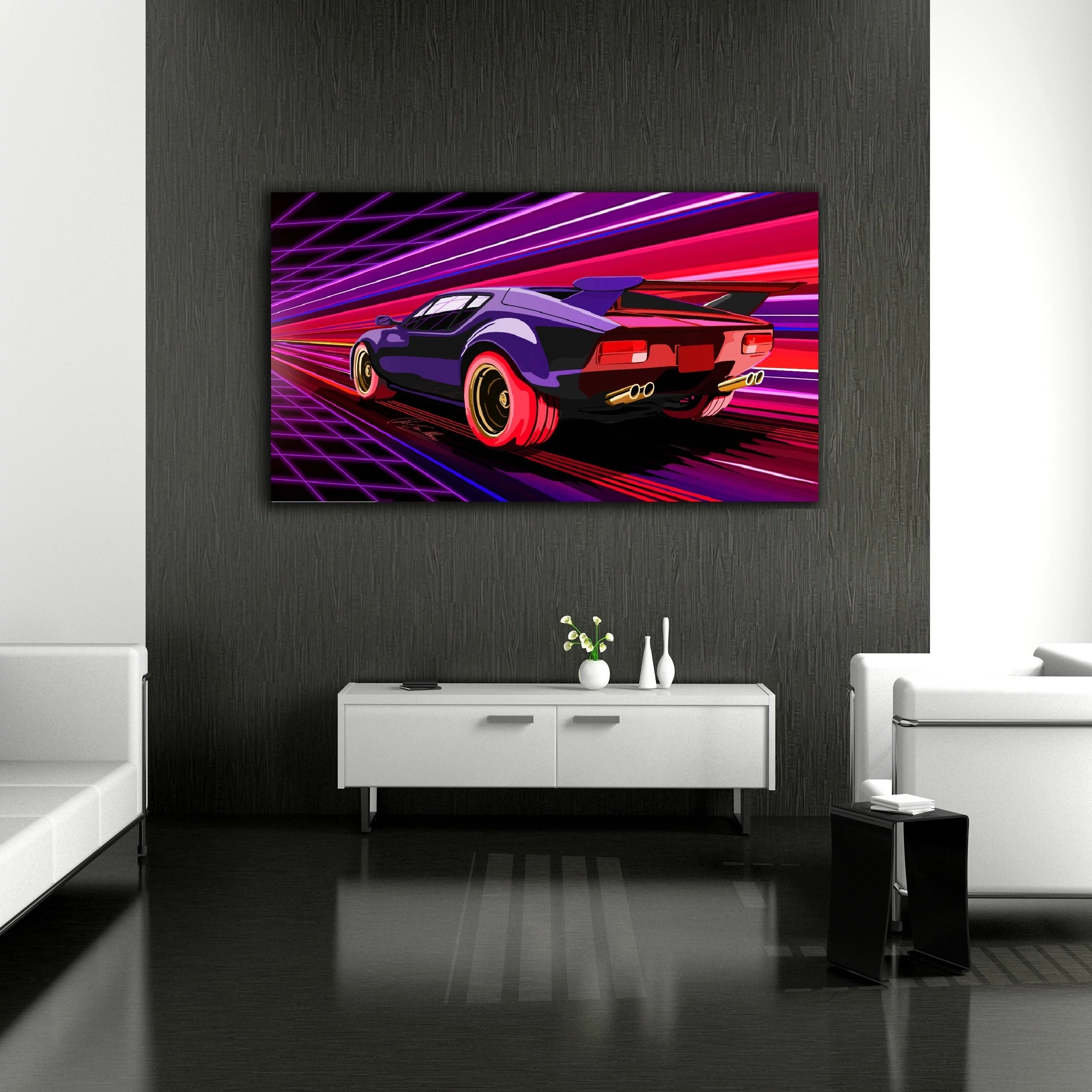 Retro Lambo 90x50cm